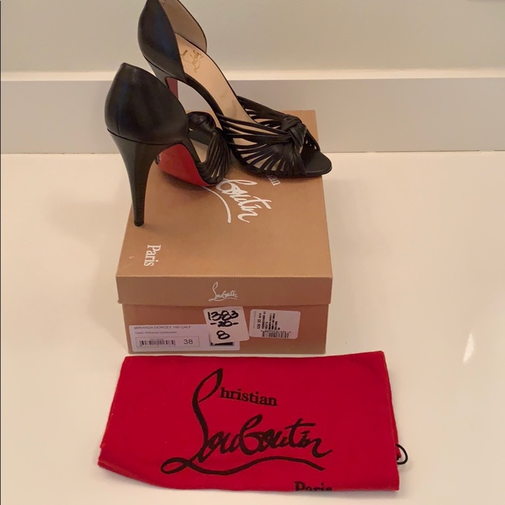 Louboutin Open Toe Pumps